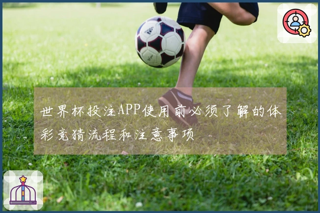 世界杯投注APP使用前必须了解的体彩竞猜流程和注意事项