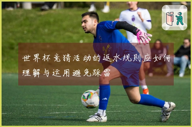 世界杯竞猜活动的返水规则应如何理解与运用避免踩雷