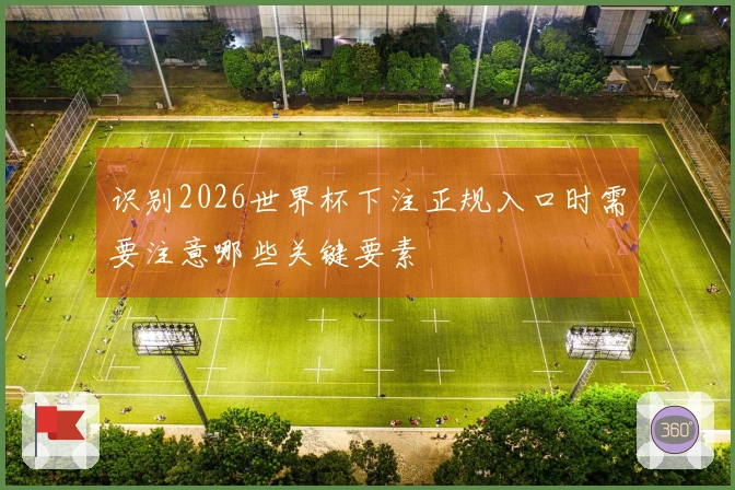 识别2026世界杯下注正规入口时需要注意哪些关键要素
