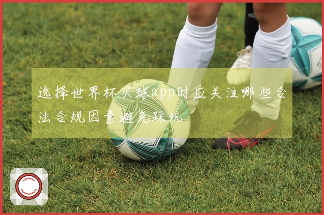 选择世界杯买球app时应关注哪些合法合规因素避免踩坑
