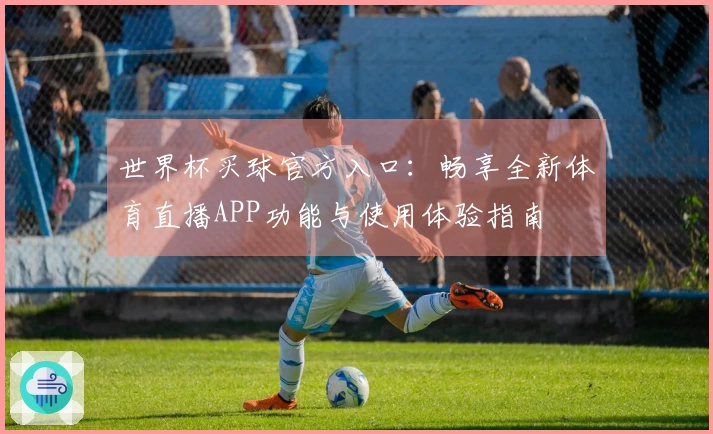 世界杯买球官方入口：畅享全新体育直播APP功能与使用体验指南